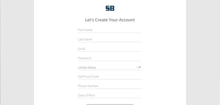 Sign up forms