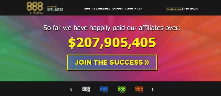 sports betting affiliate programs - 888 Affiliates