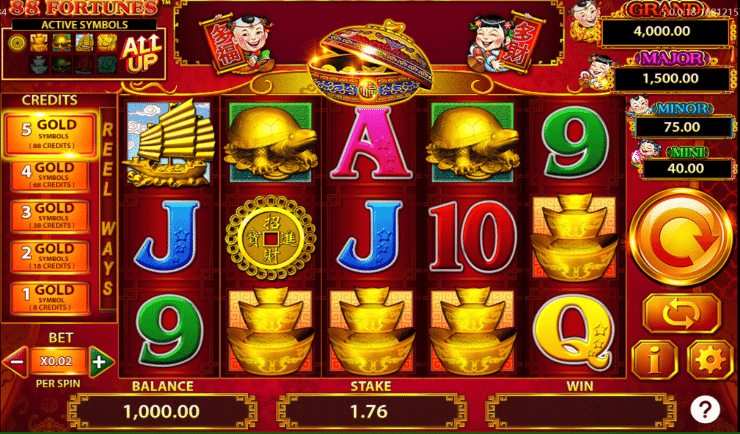 88 Fortunes Slot