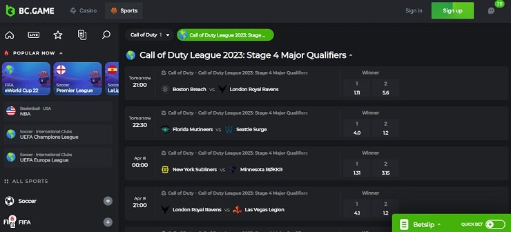 BC. Game CoD