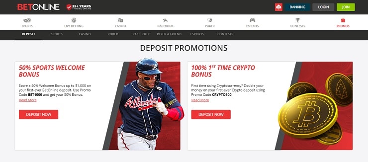 BetOnline Promos