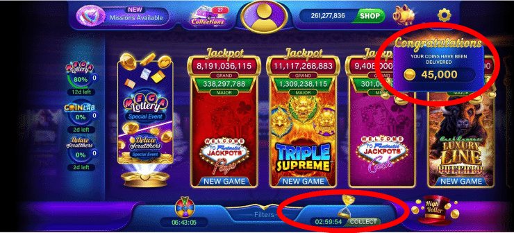 Heart of Vegas 3 Hour Bump Up