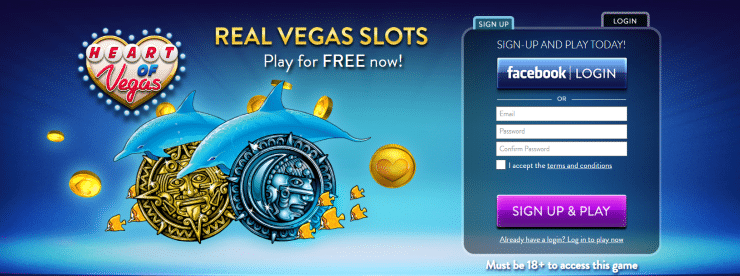 Heart of Vegas Site