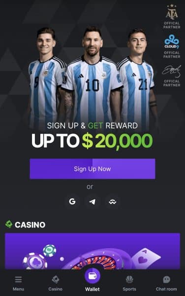 BC.Game homepage