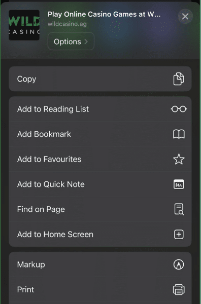 Add to Home Screen