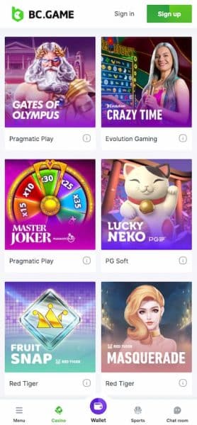 BC Game Iowa Casino App