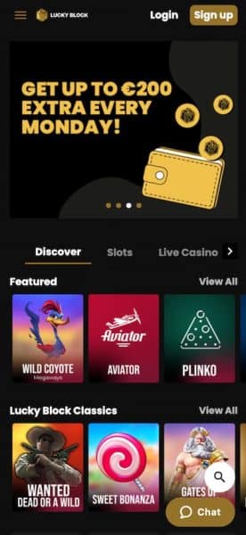 Lucky Block Iowa Casino App