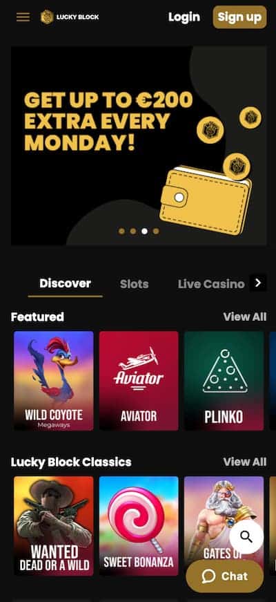 Lucky Block Casino App