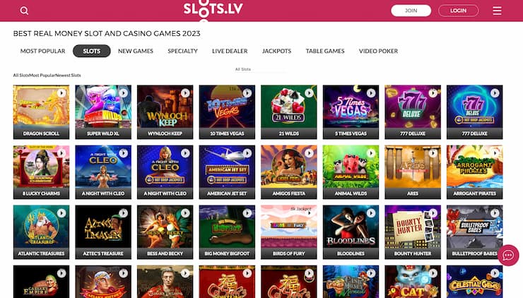 SlotsLV WA casino