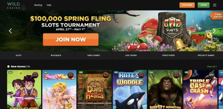 Wild Casino - Overall the best Utah Casino