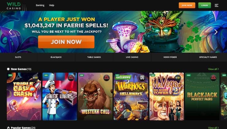 Wild Casino WA Casino