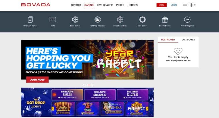 Bovada casino