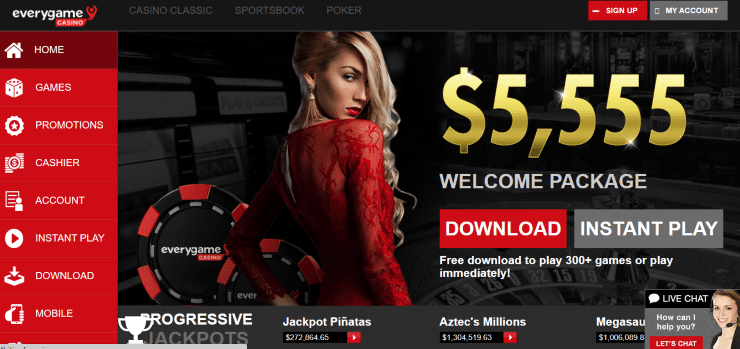 Everygame Home Page