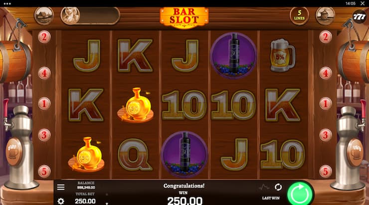 Bar Slots Online Review