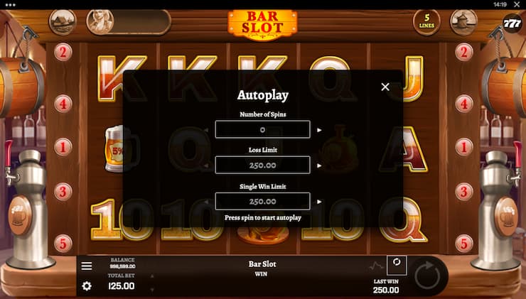 Bar Slot Autoplay