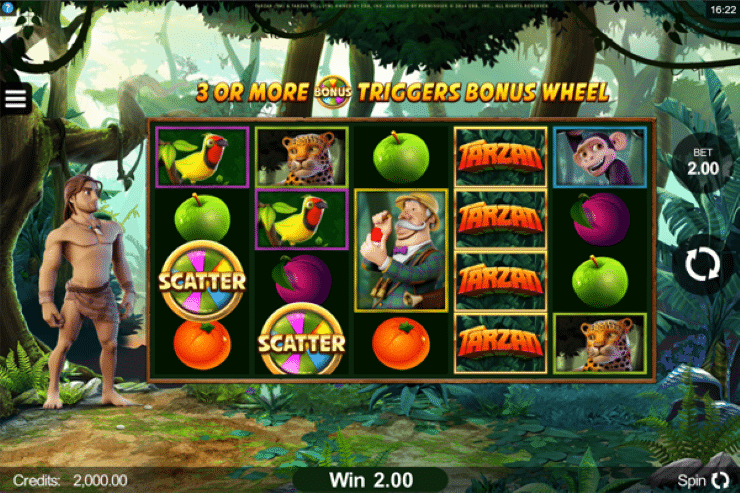 Tarzan Bonus Trigger