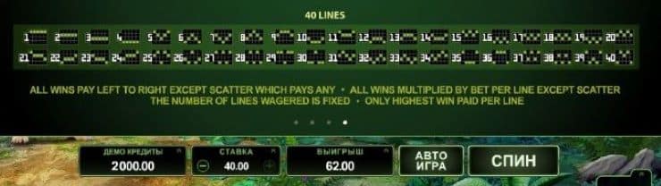 Tarzan Pay Lines