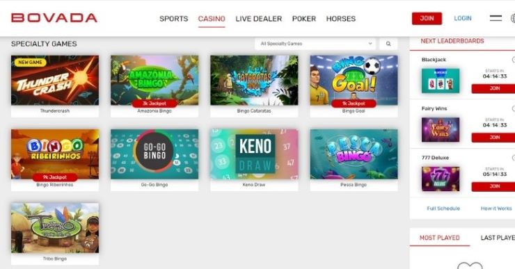 BOVADA CASINO