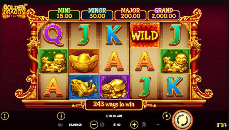 Golden Dragon Inferno 3D slot