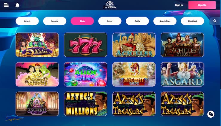 Las Atlantis casino slots