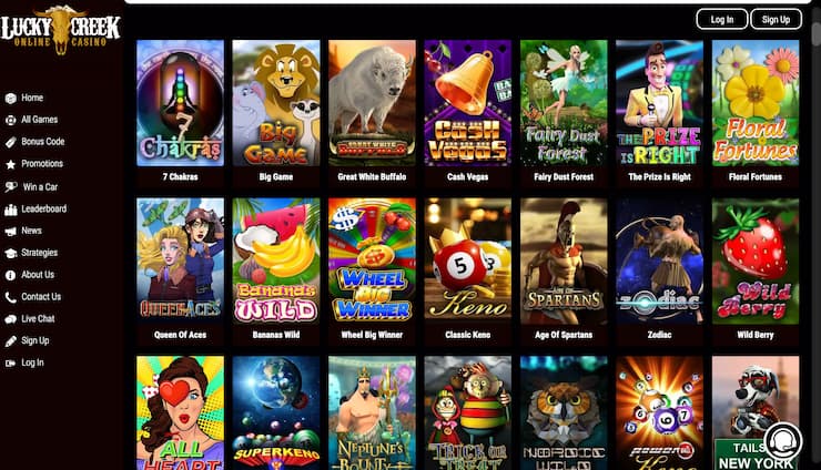 Lucky Creek Casino slots