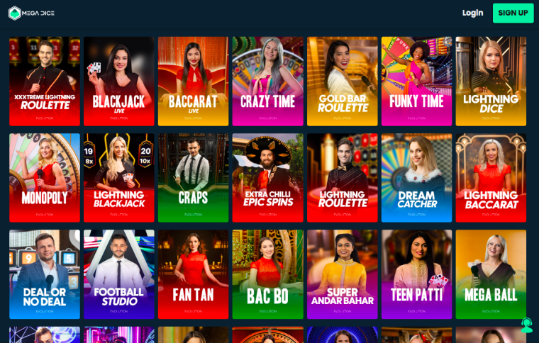 Mega Dice casino
