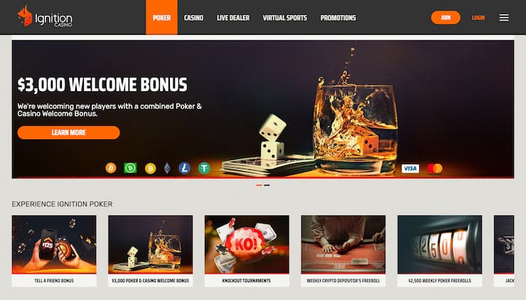 Ignition Omaha Poker Online Site