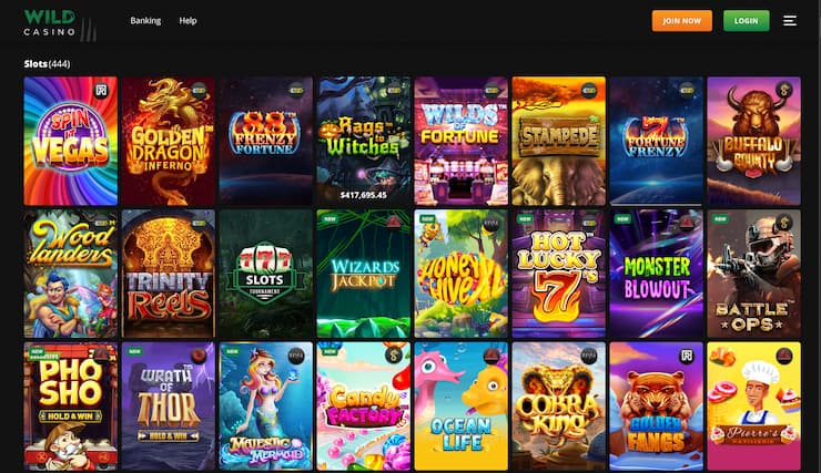 Wild Casino slots