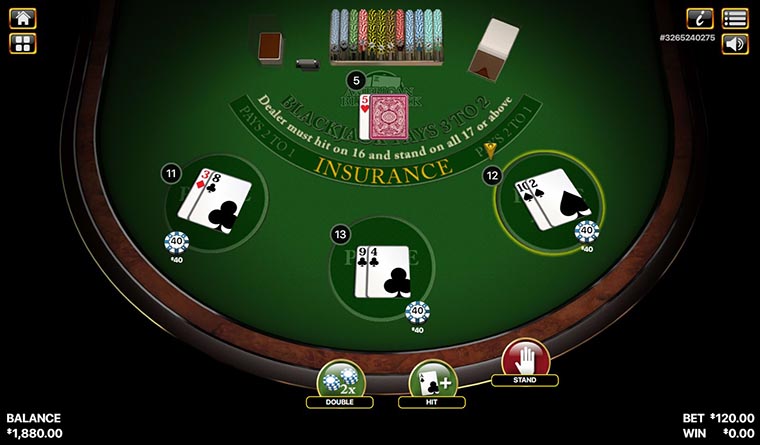 American Blackjack Table Games