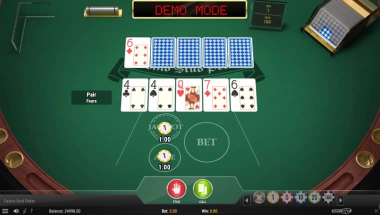 Caribbean stud free poker