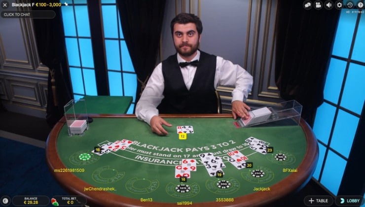 blackjack bankroll management - live blackjack