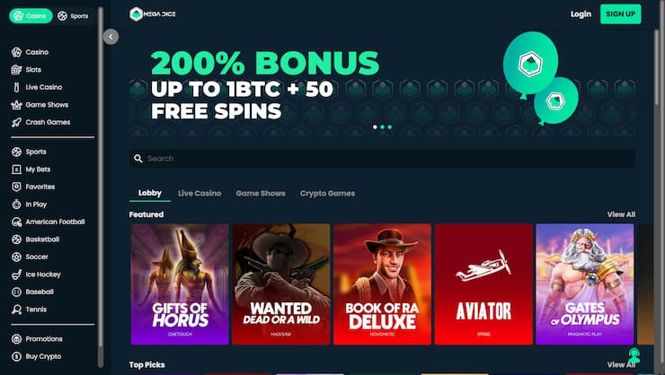 Mega Dice Best Telegram Casino