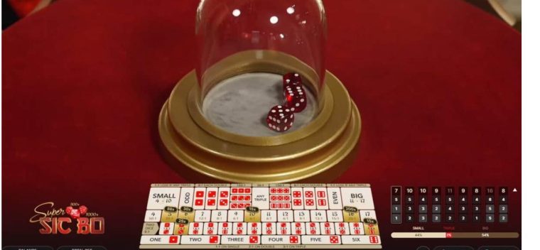 Sic Bo 1-3-2-6 strategy for betting