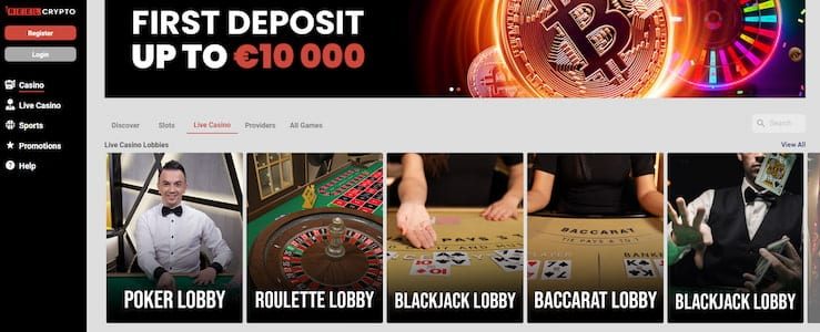 reelcrypto live casino