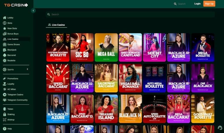 tg.casino live casino
